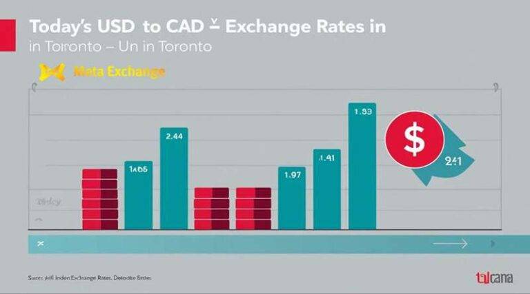USD to CAD Exchange Rates Today in Toronto
